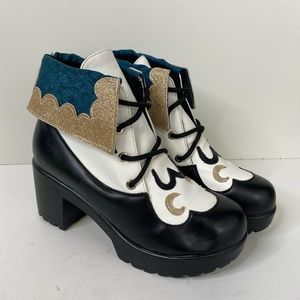 NWOT Genshin Impact Size 4 Barbara Gunnhildr Cosplay Boots Shoes Halloween